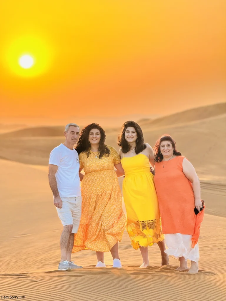 VIP Dubai Desert Safari with sandboarding and traditional camp activities